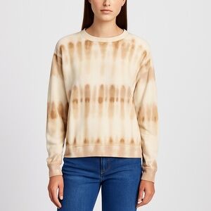 CITIZENS OF HUMANITY Tie Dye Long Sleeve Cotton Sweatshirt Small